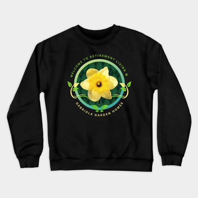 Welcome to Retirement Living at Argyle Crewneck Sweatshirt by drumweaver